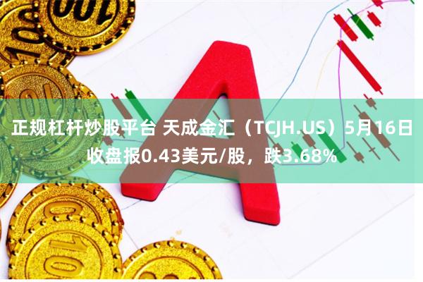 正规杠杆炒股平台 天成金汇（TCJH.US）5月16日收